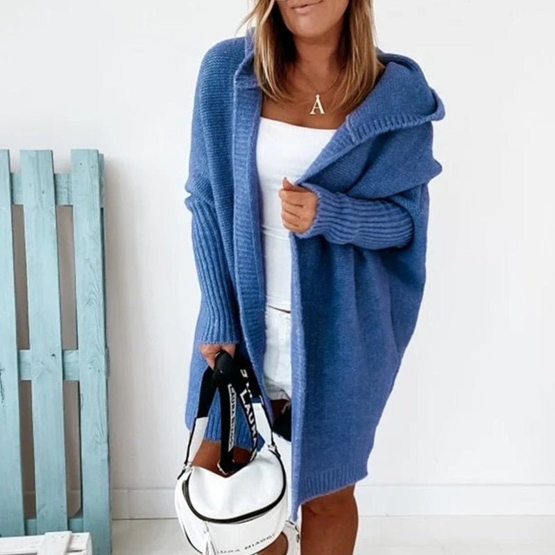 Lässiger Kapuzen-Cardigan für Damen | Oversize Schnitt 11
