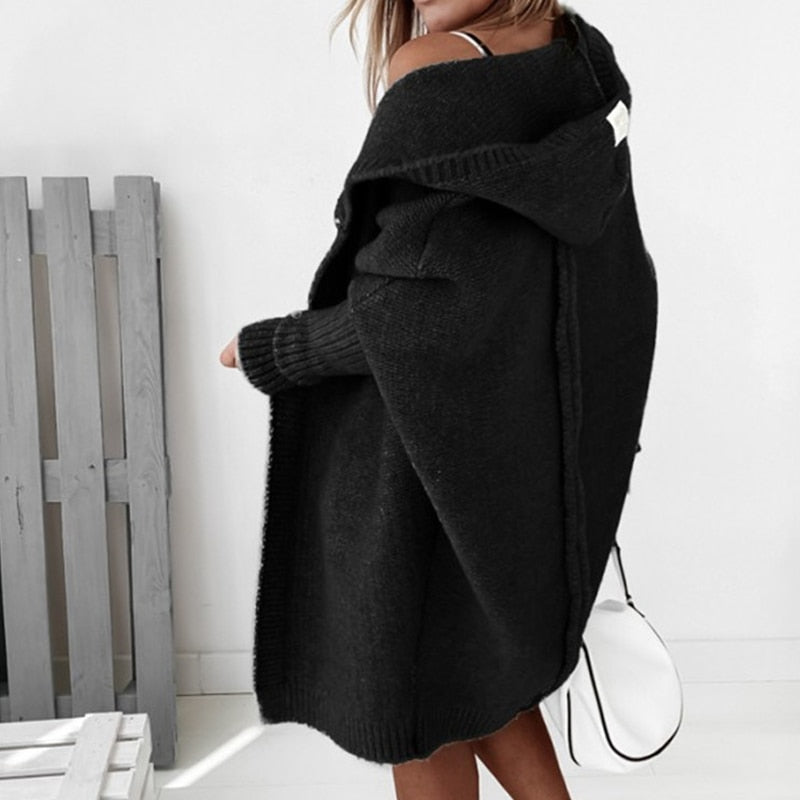 Lässiger Kapuzen-Cardigan für Damen | Oversize Schnitt 4
