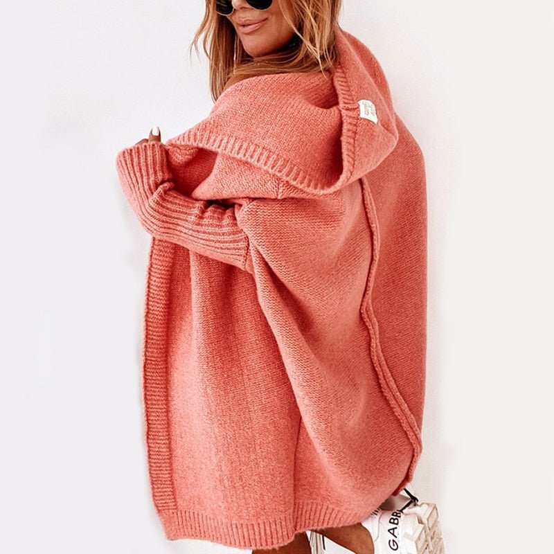 Lässiger Kapuzen-Cardigan für Damen | Oversize Schnitt 5