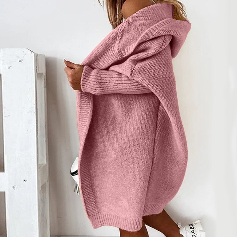 Lässiger Kapuzen-Cardigan für Damen | Oversize Schnitt 7