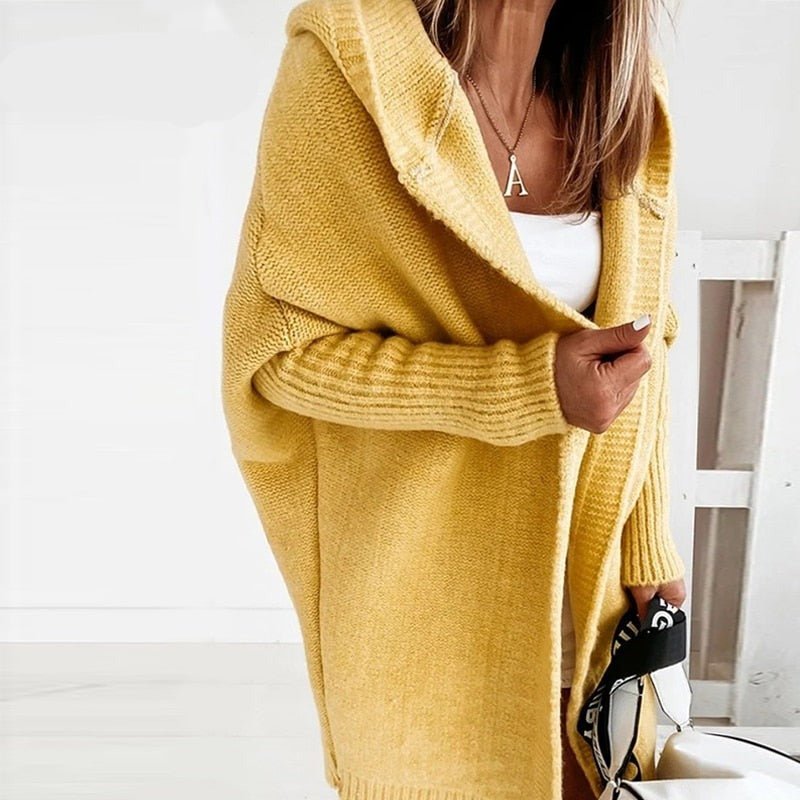 Lässiger Kapuzen-Cardigan für Damen | Oversize Schnitt 8