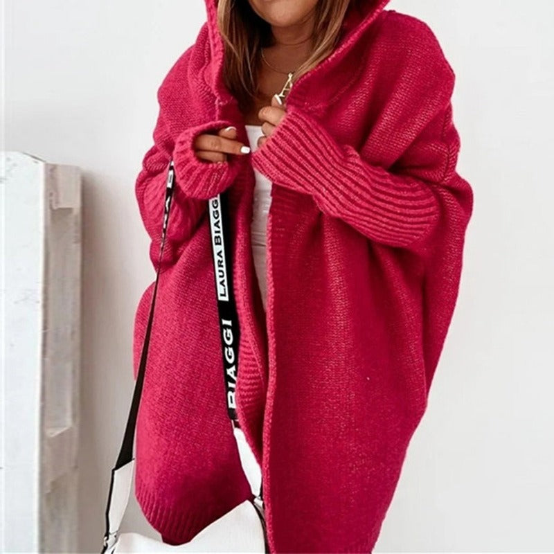 Lässiger Kapuzen-Cardigan für Damen | Oversize Schnitt 9