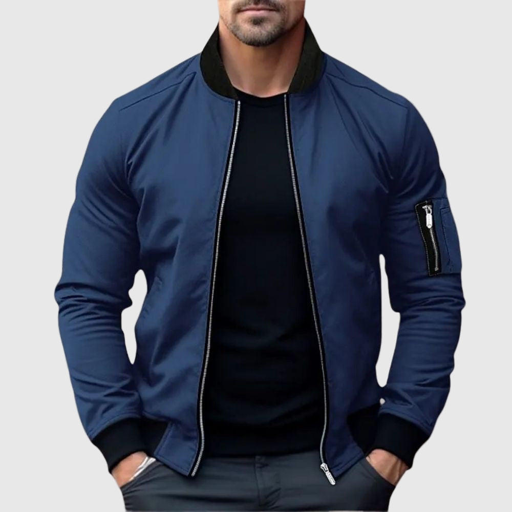 Leichte Bomberjacke für Herren, Regular-Fit 0