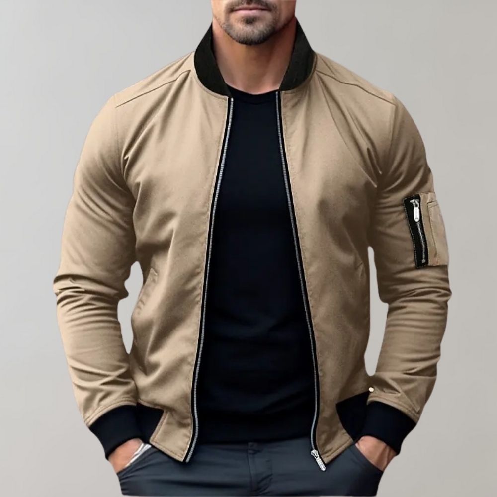 Leichte Bomberjacke für Herren, Regular-Fit 3
