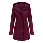 Leichte Kapuzenjacke für Damen | Verstellbare Taille für femininen Look 10