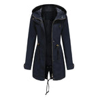 Leichte Kapuzenjacke für Damen | Verstellbare Taille für femininen Look 4