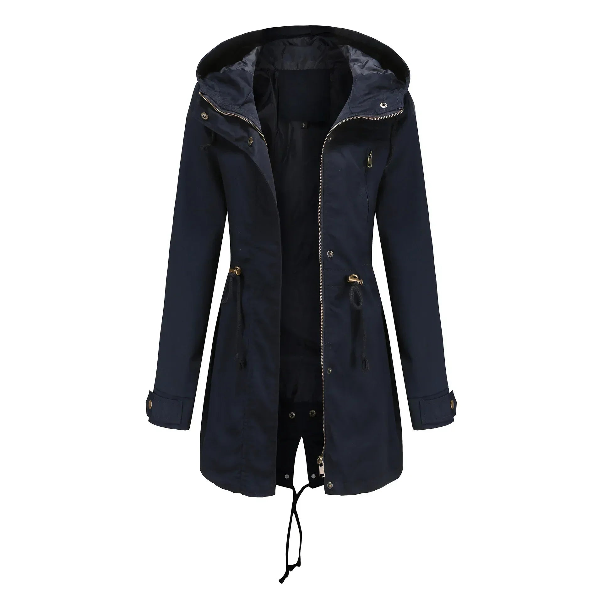 Leichte Kapuzenjacke für Damen | Verstellbare Taille für femininen Look 4