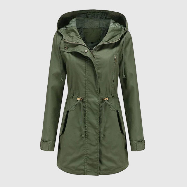 Leichte Kapuzenjacke für Damen | Verstellbare Taille für femininen Look 6
