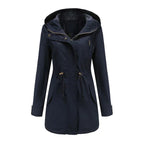 Leichte Kapuzenjacke für Damen | Verstellbare Taille für femininen Look 9