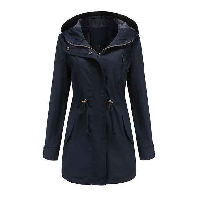 Leichte Kapuzenjacke für Damen | Verstellbare Taille für femininen Look 9