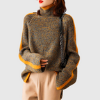 Rollkragenpullover für Damen mit Seitenschlitzen | Gemütlich