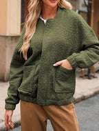 Jacke Damen Übergang mit floralem Muster | Leicht &amp; Kurz