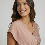 Eleganter Damen Jumpsuit im One Shoulder Schnitt mit Bindegürtel und weitem Bein