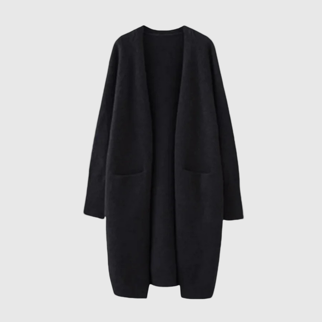 Offene Strickjacke Damen lang | Lässiger Cardigan für jeden Anlass 0