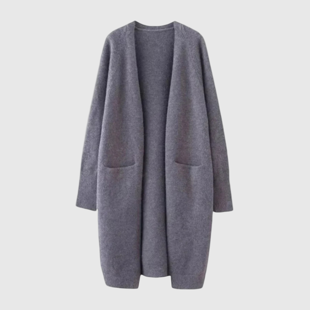 Offene Strickjacke Damen lang | Lässiger Cardigan für jeden Anlass 1