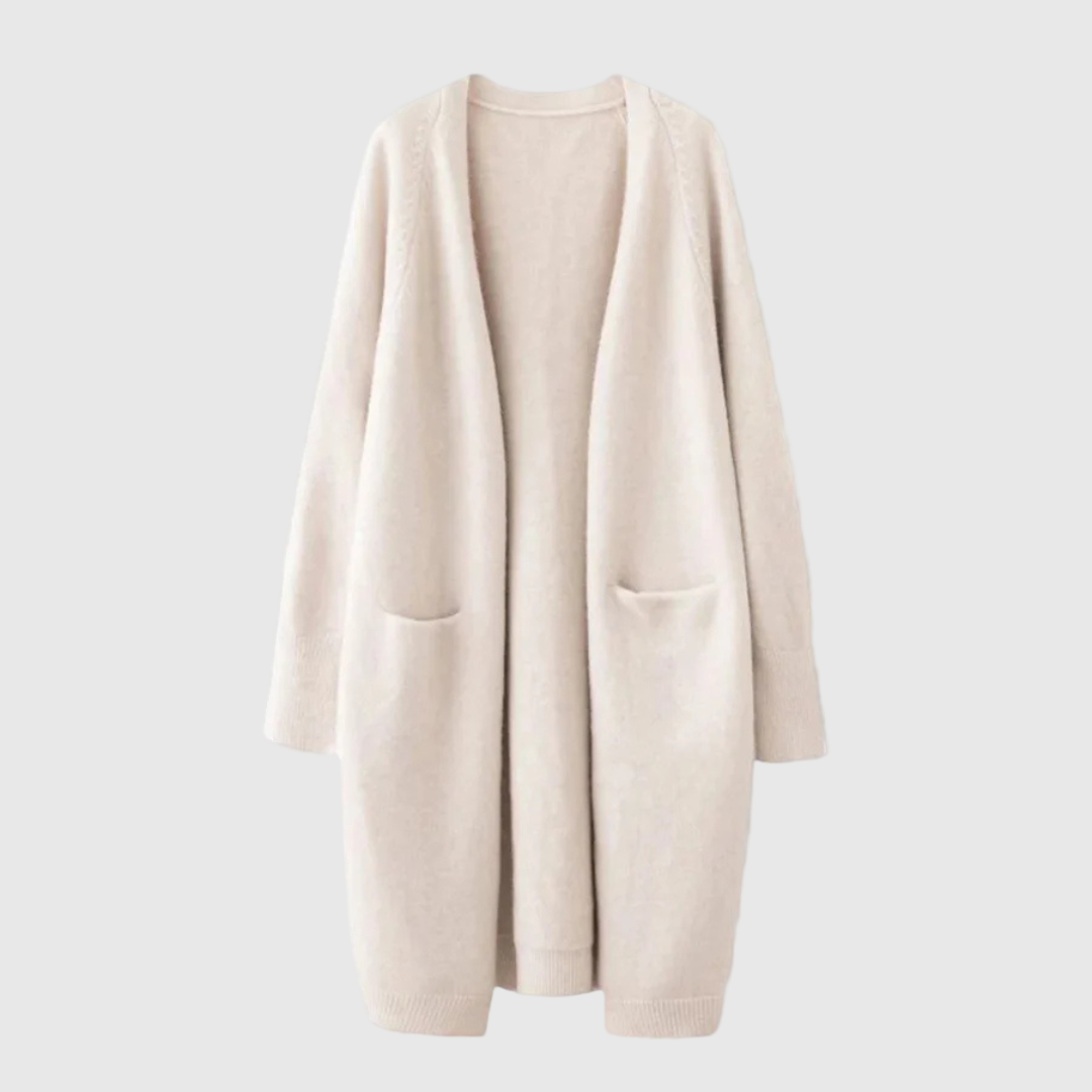 Offene Strickjacke Damen lang | Lässiger Cardigan für jeden Anlass 3