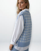 Strick Damenpullunder mit V-Ausschnitt