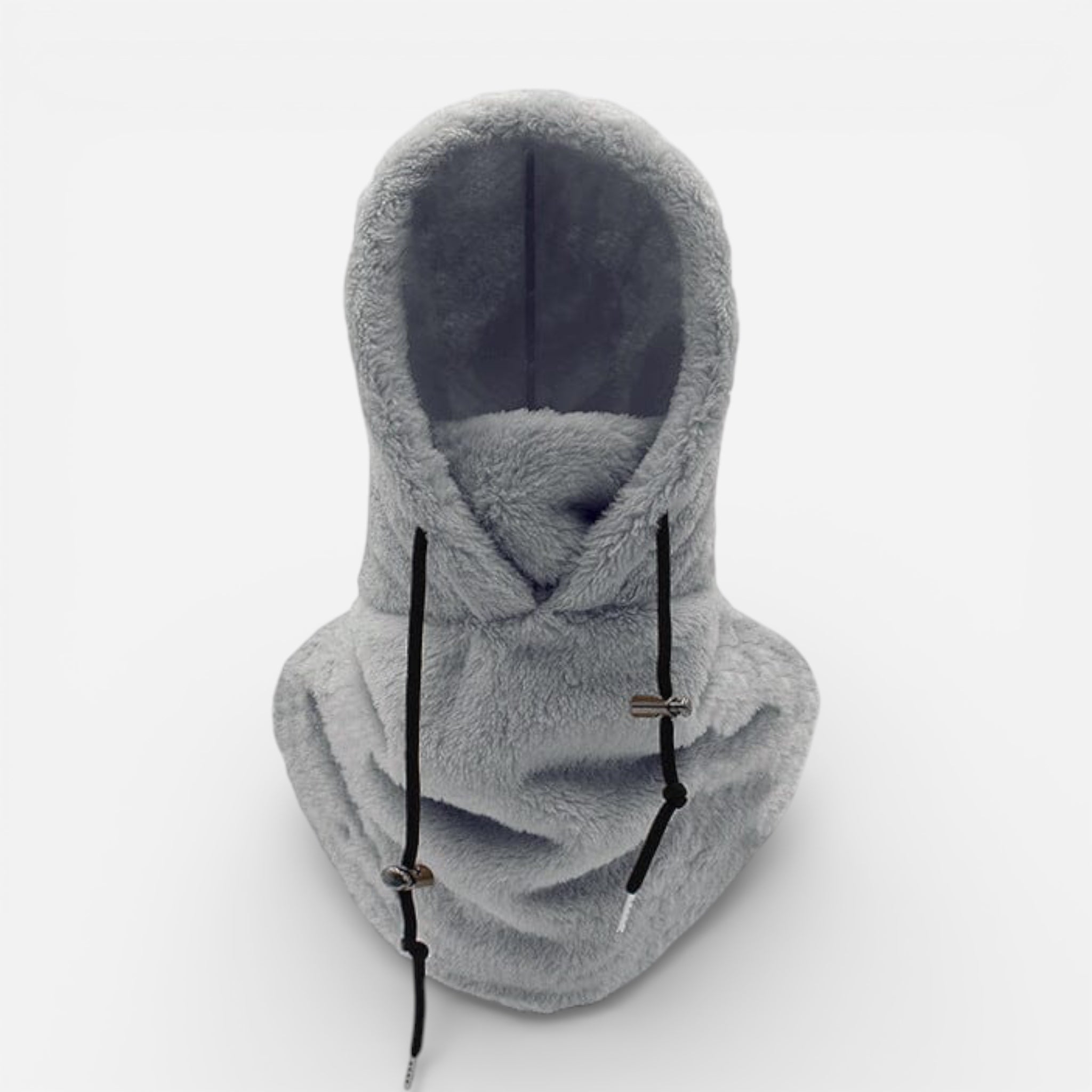 Winter Sturmhaube mit Kapuze und Nackenschutz aus Fleece