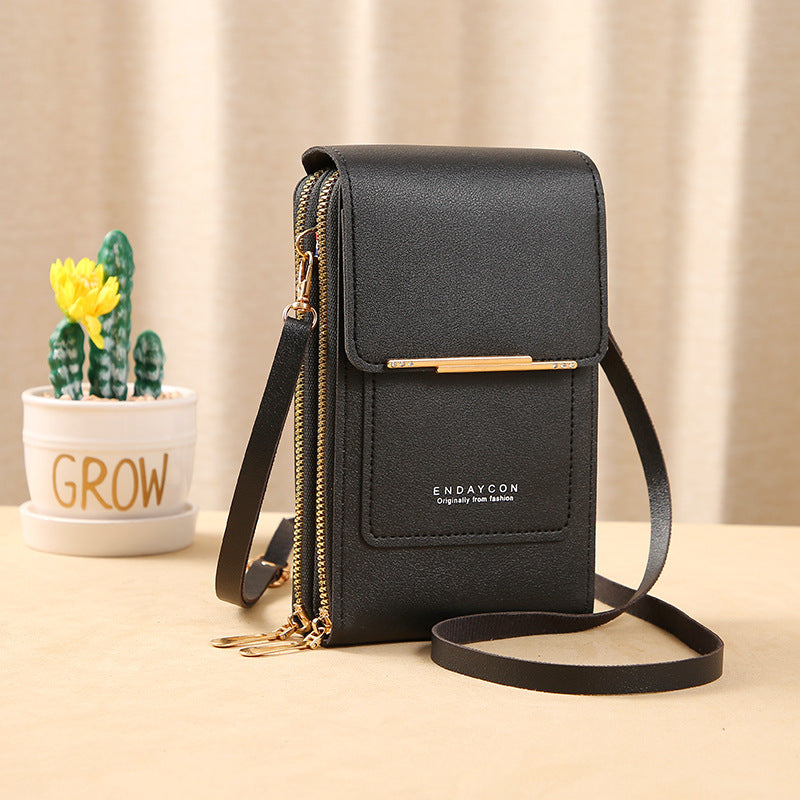 Premium Schultertasche Damen mit Touchscreen-Funktion 0