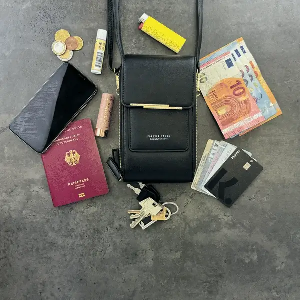 Premium Handytasche für Damen mit Touchscreen-Funktion