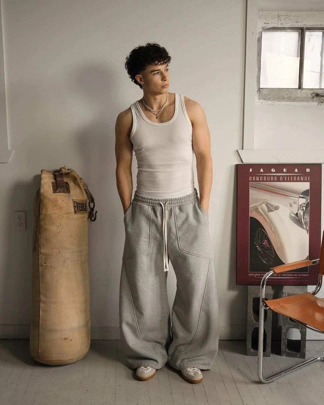 Unisex Jogginghose mit extra lockerer Passform | Übergröße