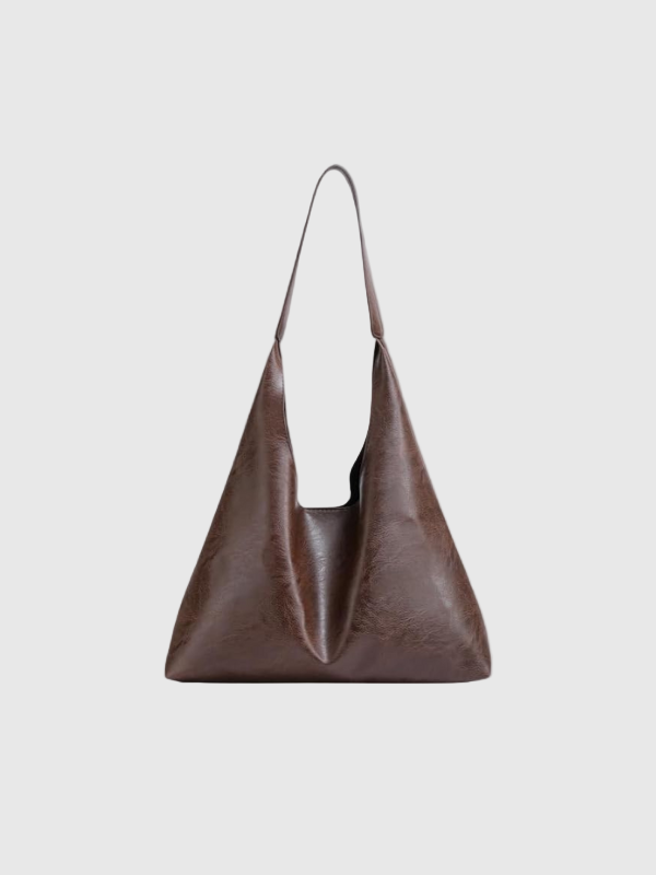 Schultertasche Damen aus Leder mit geräumigem Innenraum 3