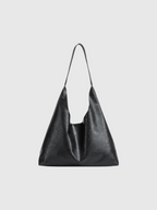 Schultertasche Damen aus Leder mit geräumigem Innenraum 6