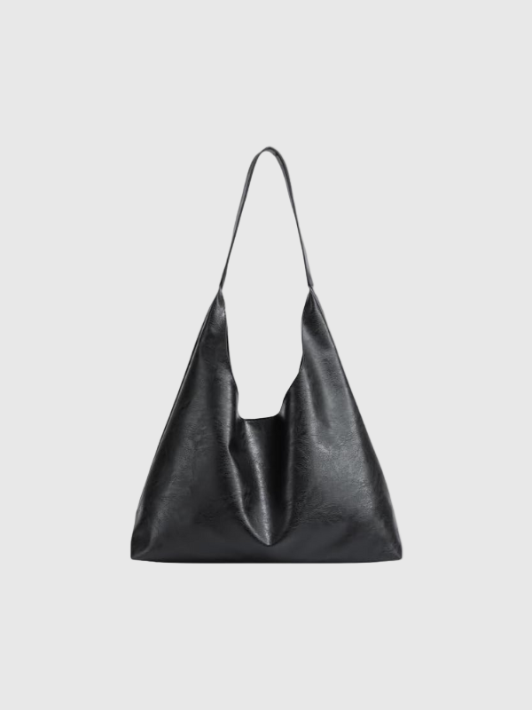 Schultertasche Damen aus Leder mit geräumigem Innenraum 6