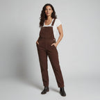 Latzhose für Damen im lässigen Stil mit verstellbaren Trägern und Brusttasche