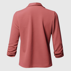 Schwarzer Longblazer Damen | Elegante Slim-Fit Silhouette 2