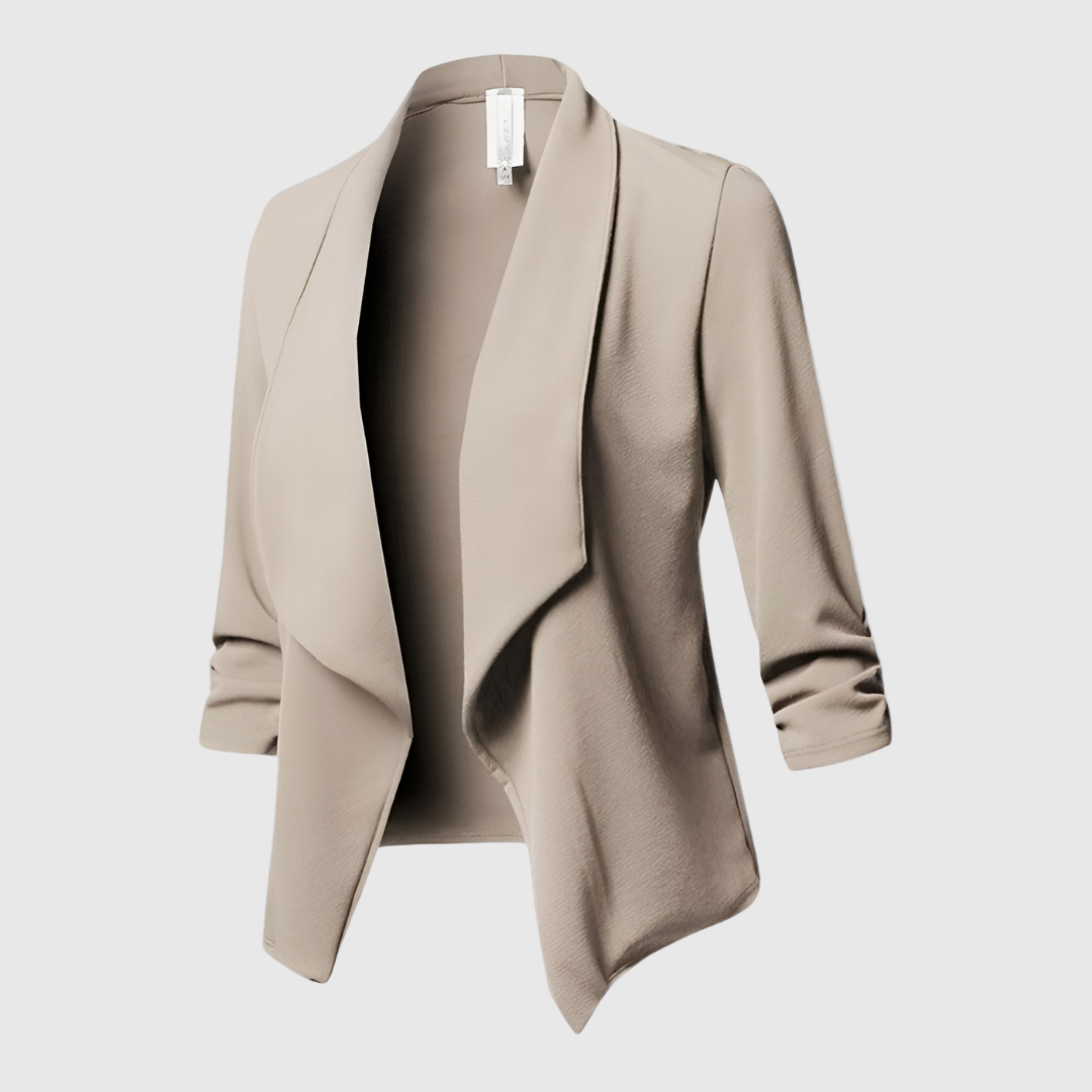 Schwarzer Longblazer Damen | Elegante Slim-Fit Silhouette 5