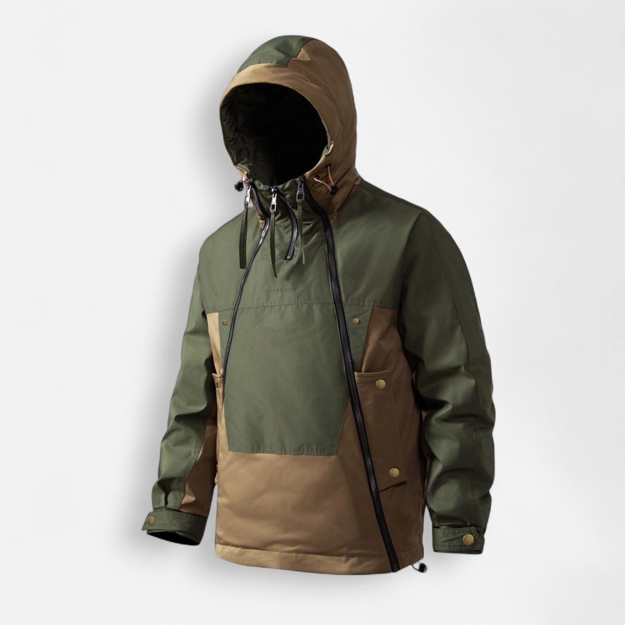 Ski- und Snowboardjacke für Herren mit doppeltem Reißverschluss