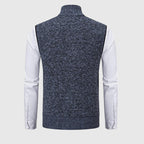 Slim-Fit Herrenweste mit Strukturiertem Muster 2