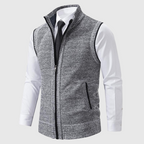 Slim-Fit Herrenweste mit Strukturiertem Muster 3