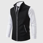 Slim-Fit Herrenweste mit Strukturiertem Muster 4