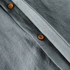 Slim Fit Herrenhemd mit Stehkragen und langen Ärmeln 6