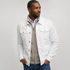 Hemdjacke für Herren mit Brusttaschen im Slim-Fit Schnitt