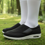 Komfort-Slipper mit gepolsterter Sohle und leichtem Einstieg in bequemer Weite