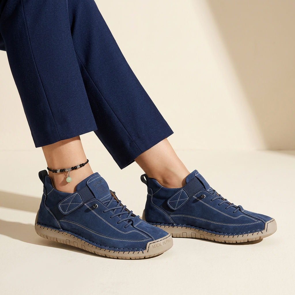 Orthopädische Walking Sneaker für Damen mit Leichter Stützender Sohle