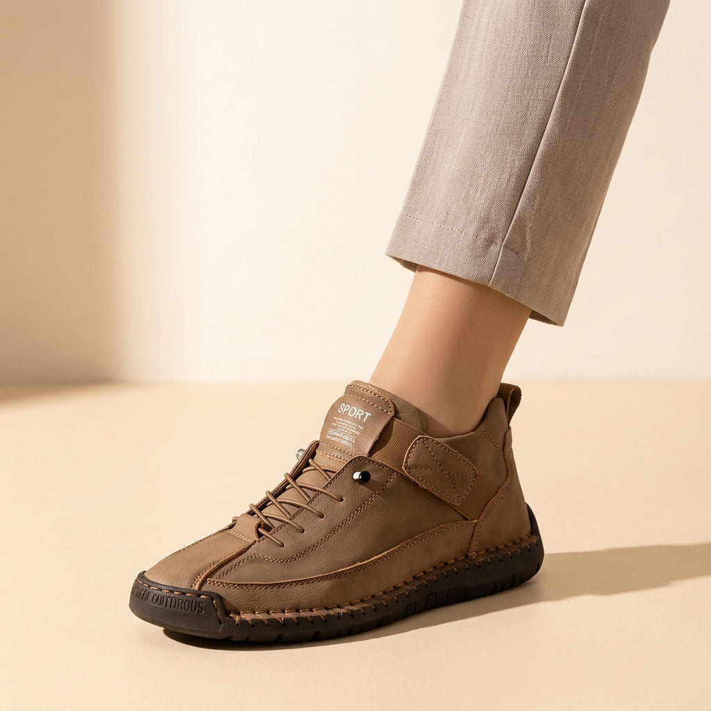 Orthopädische Walking Sneaker für Damen mit Leichter Stützender Sohle