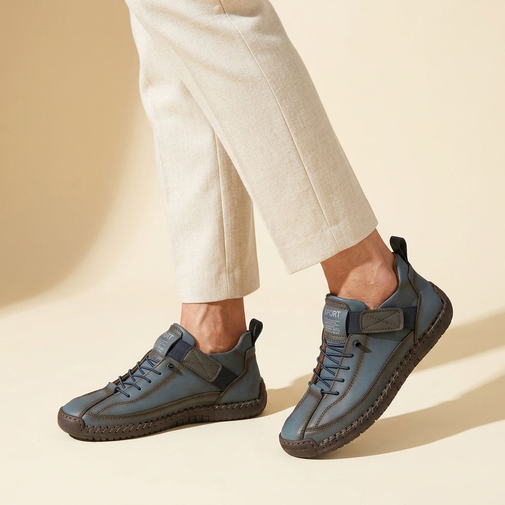 Orthopädische Walking Sneaker für Damen mit Leichter Stützender Sohle