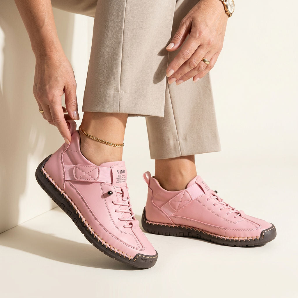 Orthopädische Walking Sneaker für Damen mit Leichter Stützender Sohle