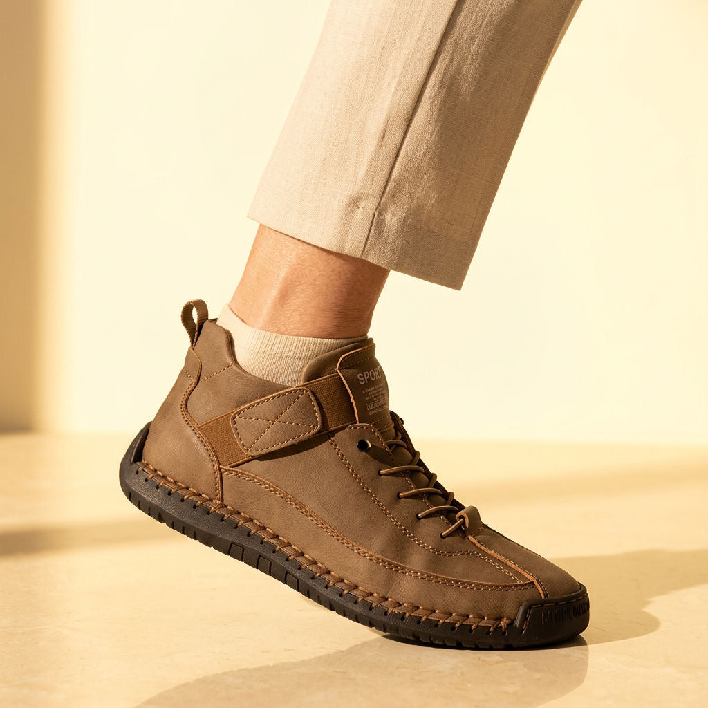 Orthopädische Walking Sneaker für Damen mit Leichter Stützender Sohle