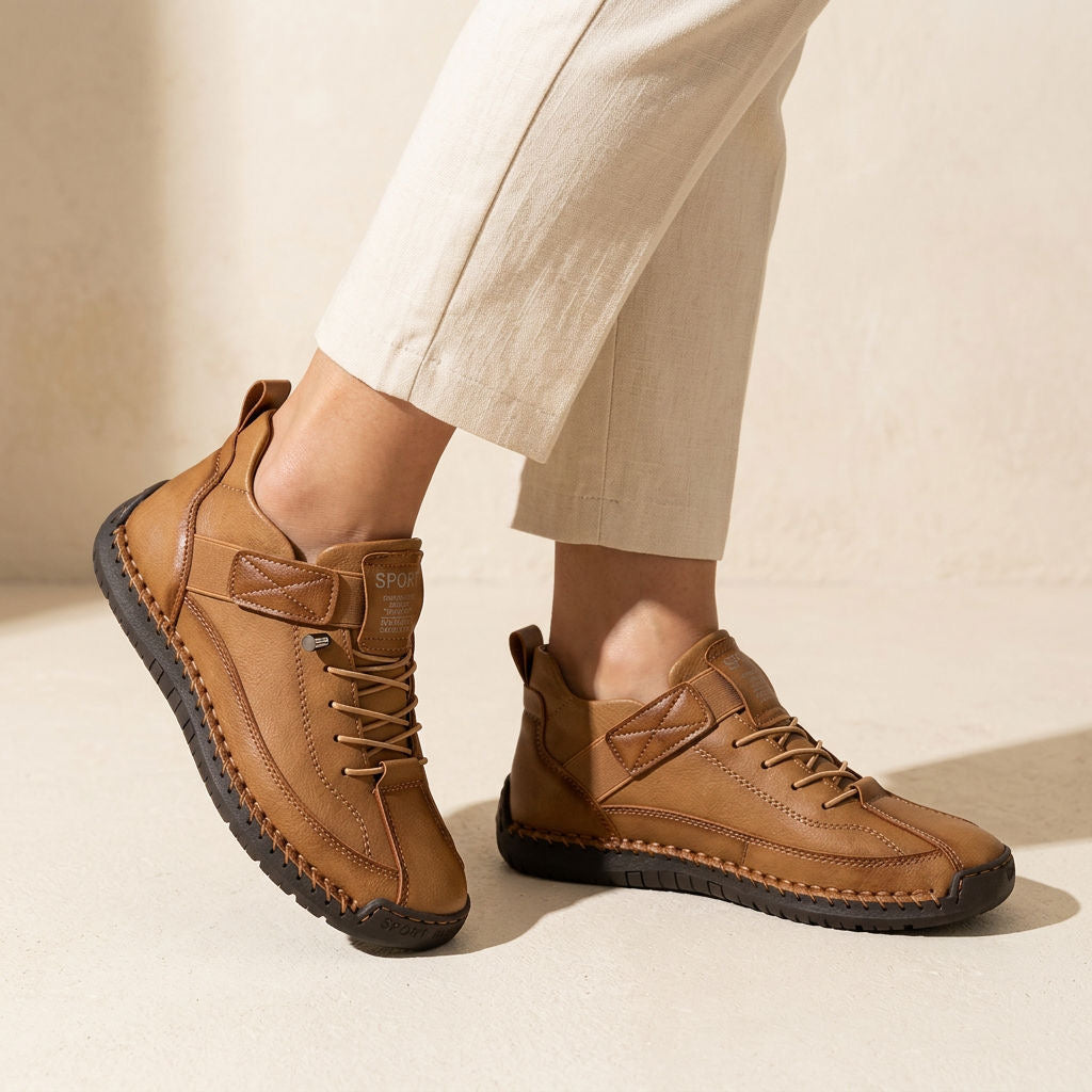 Orthopädische Walking Sneaker für Damen mit Leichter Stützender Sohle