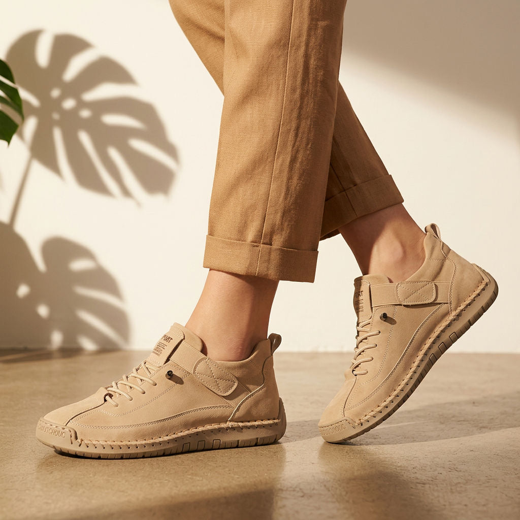 Orthopädische Walking Sneaker für Damen mit Leichter Stützender Sohle