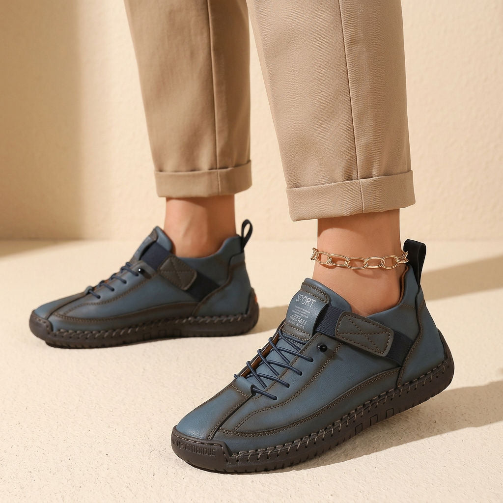 Orthopädische Walking Sneaker für Damen mit Leichter Stützender Sohle