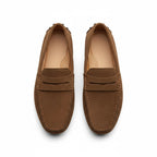 Loafer für Herren im Mokassin Stil aus Wildleder Optik mit weichem Innenfutter