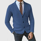 Strickblazer für Herren im Slim Fit mit Reverskragen 3