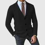 Strickblazer für Herren im Slim Fit mit Reverskragen 4