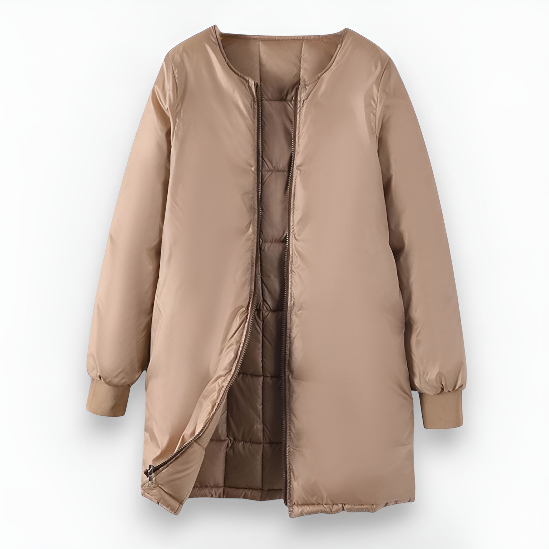 Winter Stepp Jacke für Damen im Parka-Stil mit Kapuze